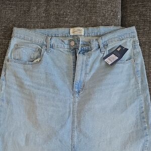 Universal Thread Light Blue Denim Skirt